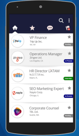 apps om werk te zoeken -jovo
