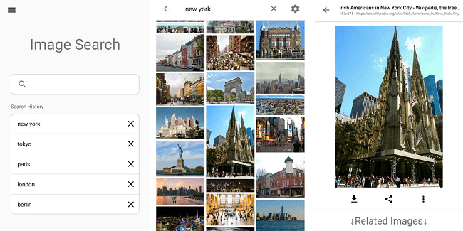 paras kuvanhakusovellus Androidille - kuvanhakumies