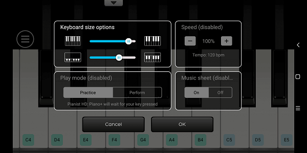 适用于 Android 的最佳钢琴应用程序 - Pianist HD Piano + (2a)