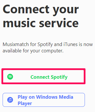 Musixmatch mit Desktop-Spotify verbinden