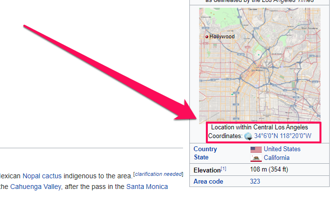 koordinater på wikipedia
