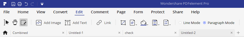 edytuj plik PDF za pomocą elementu PDF