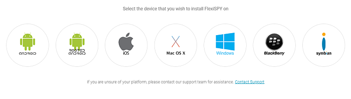 Flexispyがサポートするデバイス