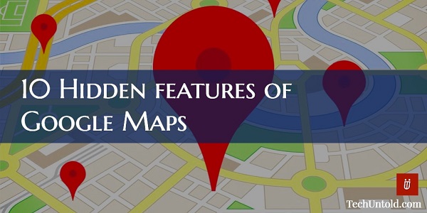 verborgen google maps-functies
