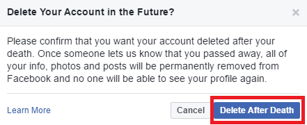 hvordan man sletter afdødes facebook-konto