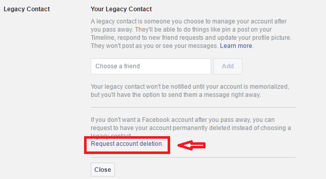死亡後に自動的に削除するようにFacebookアカウントを設定する方法