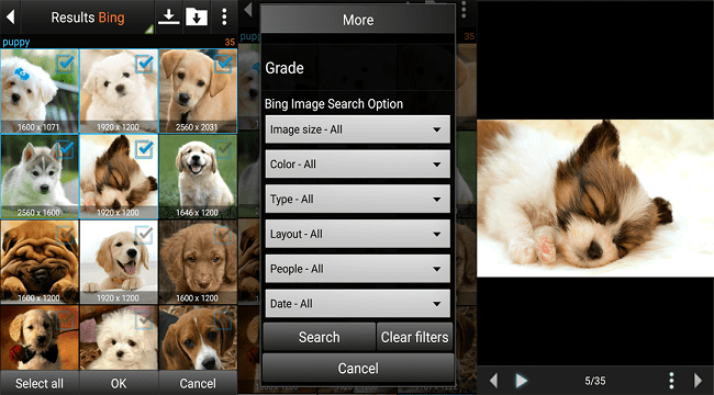 iphone alkalmazás képek kereséséhez - imgfinder
