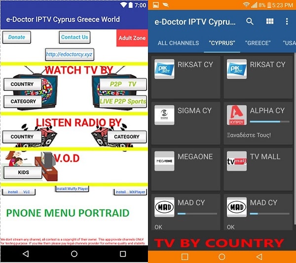 iptv-app voor Android - edoctor