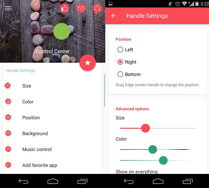iswipe phoneX - aplikacja wspomagająca dotyk na Androida