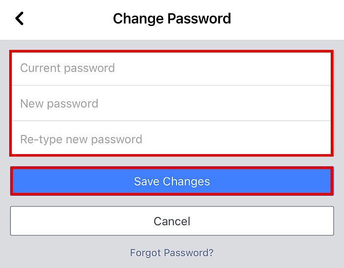 verander uw wachtwoord succesvol