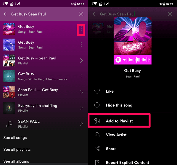 crea playlist Spotify dalle canzoni di Shazam