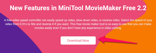 Επιλογή λήψης minitool movie maker