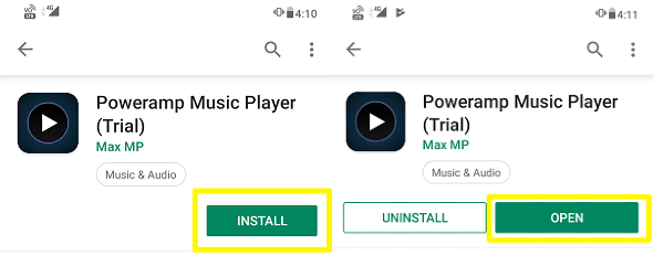 Poweramp Musik-Player