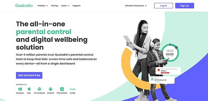 Qustodio-Homepage
