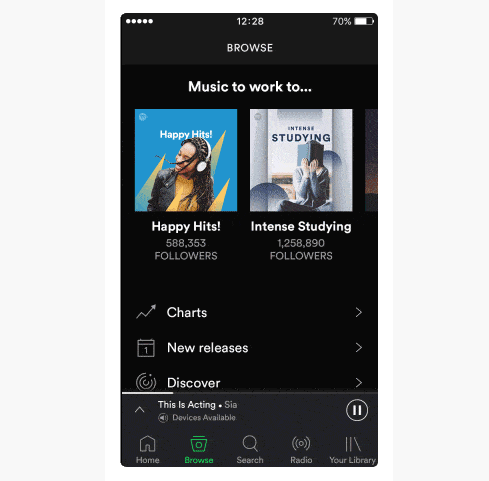 app tv samsung per ascoltare musica in tv -spotify