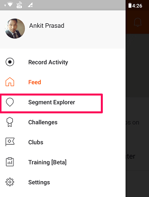 segment explorer on app