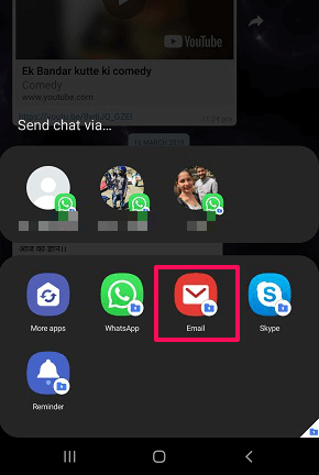 WhatsApp-Chats teilen