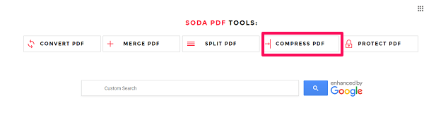 soda pdf compressione