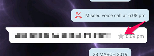message suivi sur WhatsApp