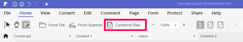 Dateien kombinieren