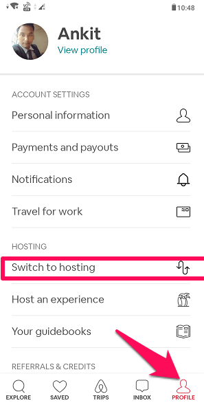 switch to hosting
