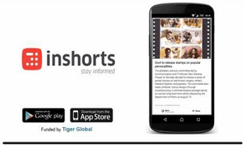 아이폰과 안드로이드를 위한 최고의 짧은 뉴스 앱 - inshorts