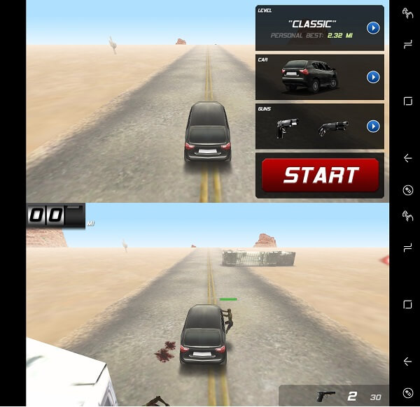 autostrada zombie - aplikacja do gier zombie